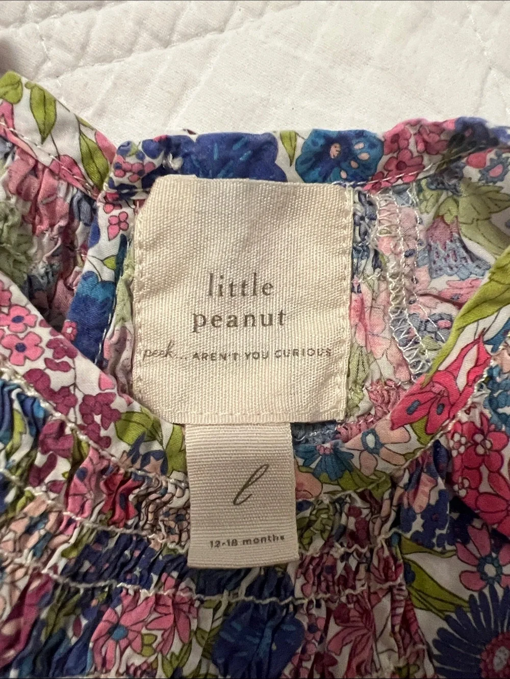 Peek Floral Smocked Sundress in Pink, Blue, Green